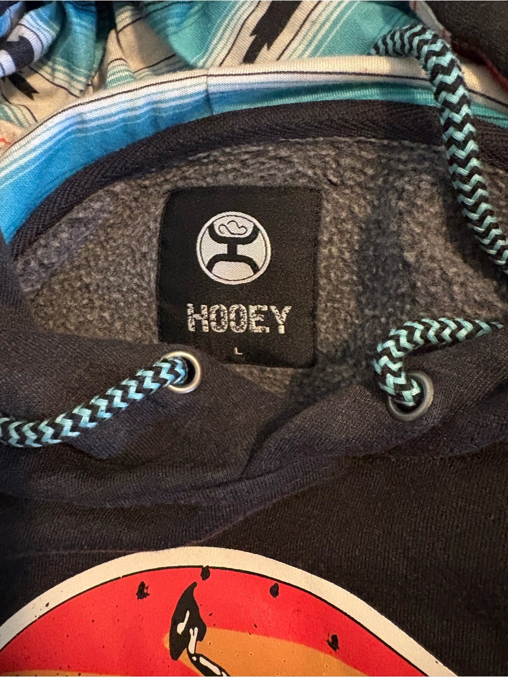 🤠 Hooey Western Graphic Hoodie size large - Picture 4 of 5